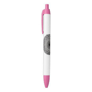 Designer-Stift mit monochromer Mandala-Kunst Kugelschreiber