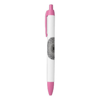 Designer-Stift mit monochromer Mandala-Kunst Kugelschreiber