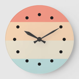 Designer Streifen Muster Küchenmauer-Decke Uhren