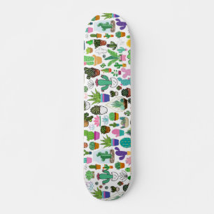 Designer Sukkulente Pflanze Cactus Skateboard Deck