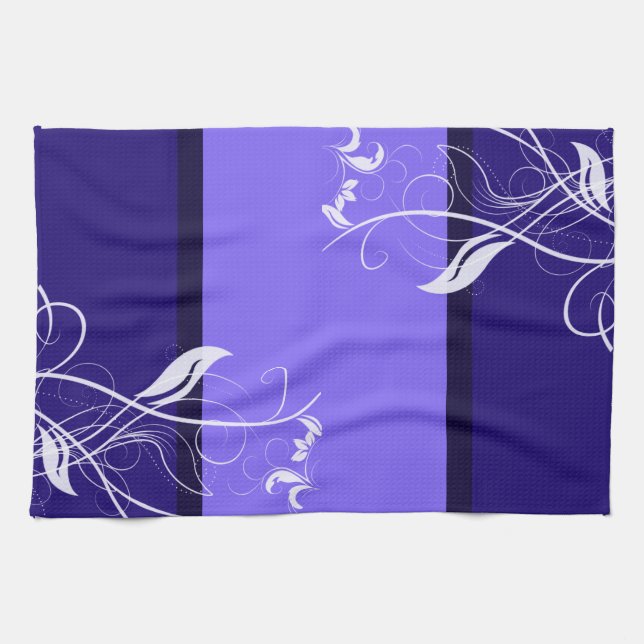 DESIGNER SWIRL HAND TOWELS HANDTUCH (Horizontal)