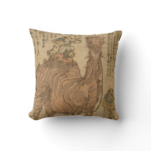 Designer Throw Pillow - Man on Camel