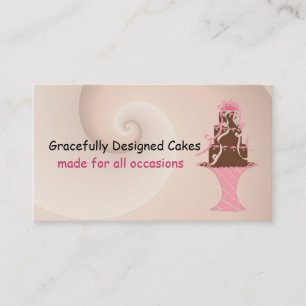 Designer-Torte Fancy Chocolate Visitenkarte
