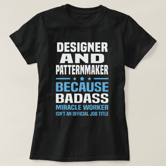 Designer und Designer T-Shirt (Design vorne)