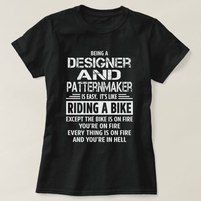 Designer und Designer T-Shirt (Design vorne)