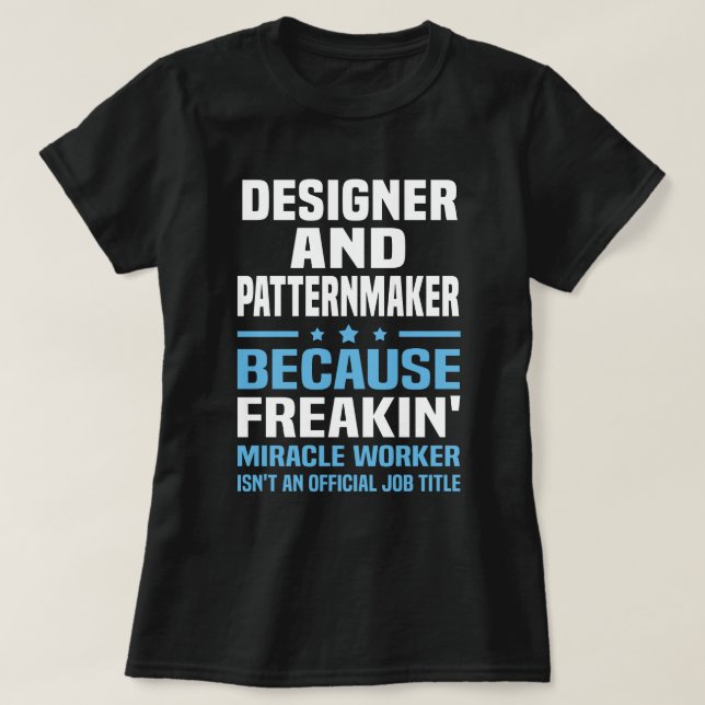 Designer und Designer T-Shirt (Design vorne)