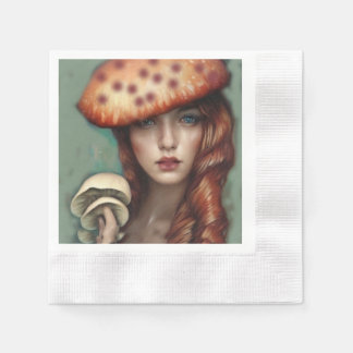 Designer Vintag Girl-Servietten Party Serviette