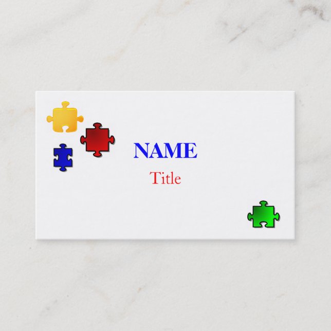 Designer-Visitenkarte-Schablone Visitenkarte (Vorderseite)