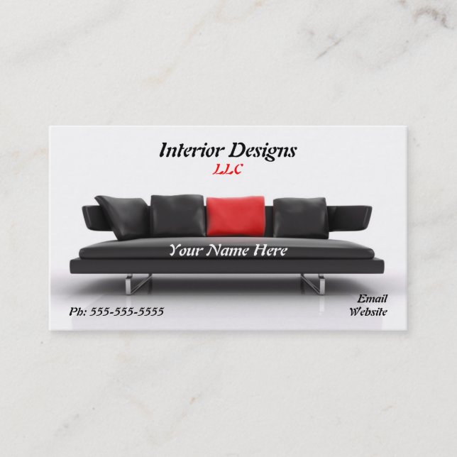Designer-Visitenkarte Visitenkarte (Vorderseite)