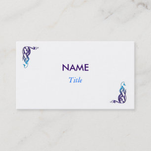 Designer-Visitenkarte Visitenkarte