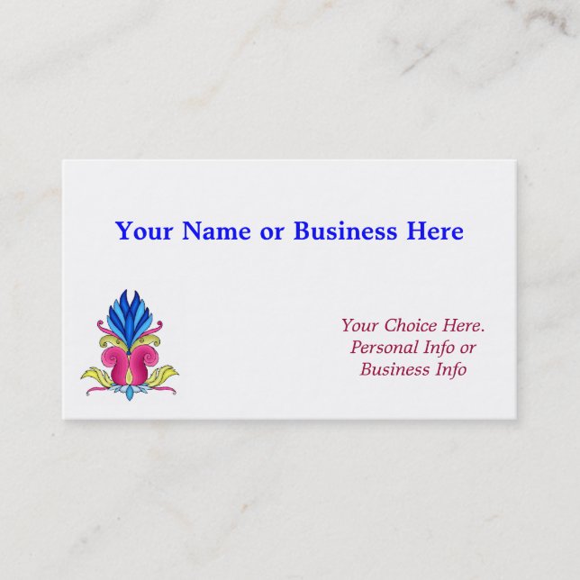 Designer-Visitenkarte Visitenkarte (Vorderseite)