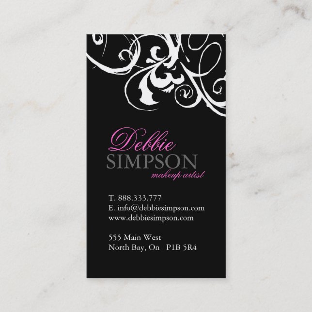 Designer-Visitenkarten Visitenkarte (Vorderseite)