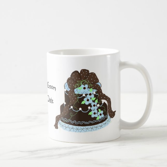 Designer Wedding Cake Tasse (Rechts)