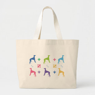 Designer-Windhund Jumbo Stoffbeutel