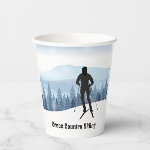 Designercup für Langlaufski Pappbecher