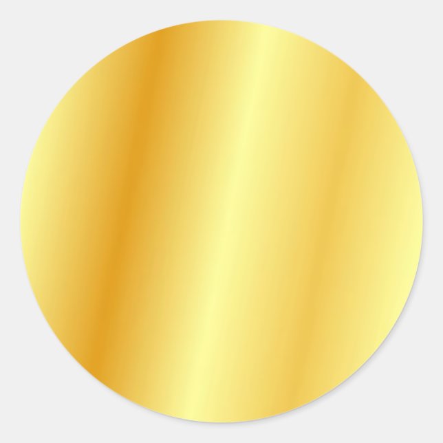 Designerelegante Glamour-Vorlage für benutzerdefin Runder Aufkleber (Vorderseite)