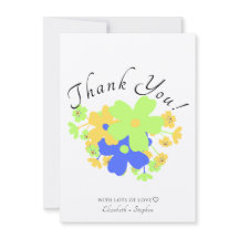 Designerisches, elegantes Blumendesign in gelb-grü