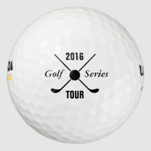 Designerisches Logo der Golf Tour Championship Ser Golfball