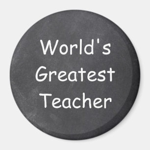 Designgeschenk für die weltbesten Lehrer Magnet