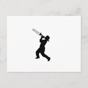 Designgeschenke und -produkte "Trombone Player" Postkarte