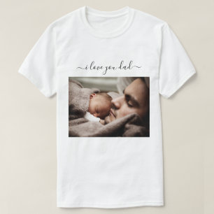 Designiere Dein eigenes Papa-Foto-T-Shirt - Ich li T-Shirt