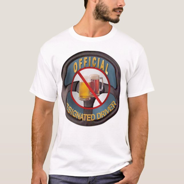 Designierter Fahrer (Front) T-Shirt (Vorderseite)