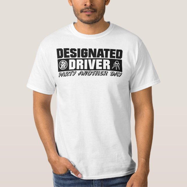 Designierter Fahrer T-Shirt (Vorderseite)