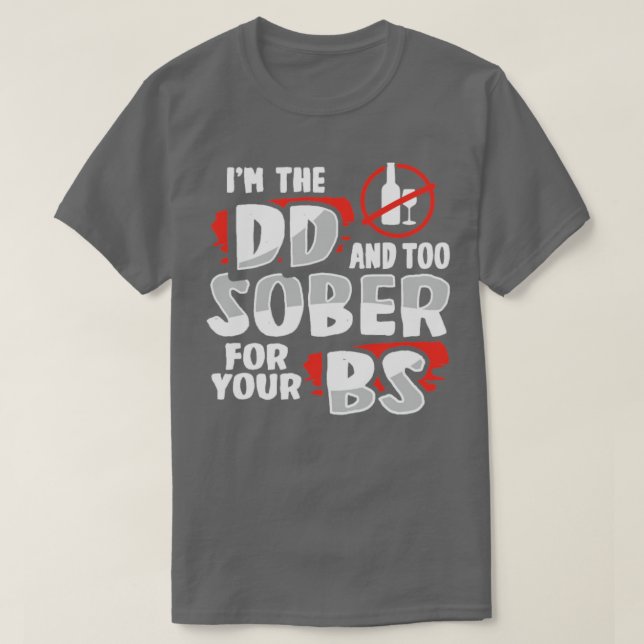 Designierter Treiber für den Freiwilligen-Antrieb T-Shirt (Design vorne)