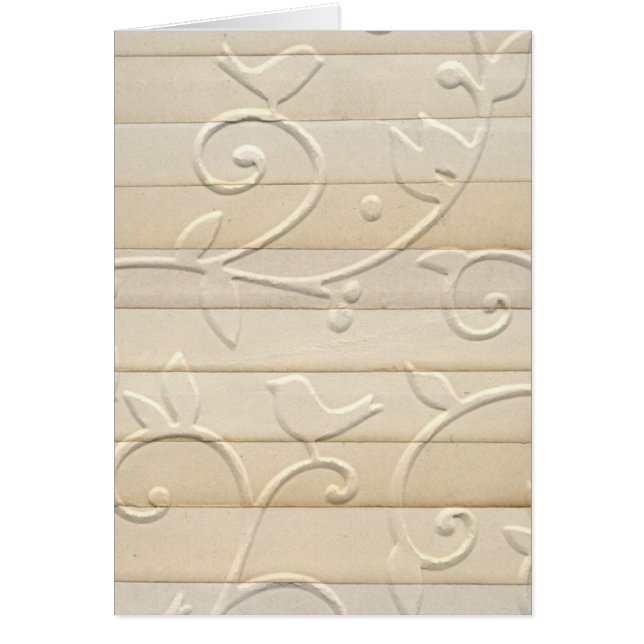 Designkarte für das eingebettete Papier (Vorne)