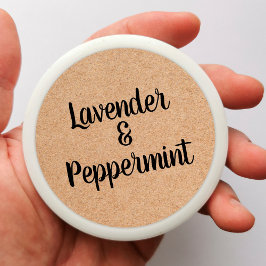 Designkleber für moderne Kerzen Runder Aufkleber