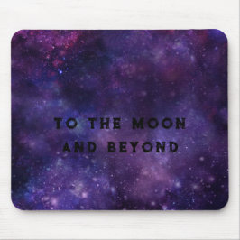 Designmousepad für benutzerdefinierte Textgalaxie Mousepad