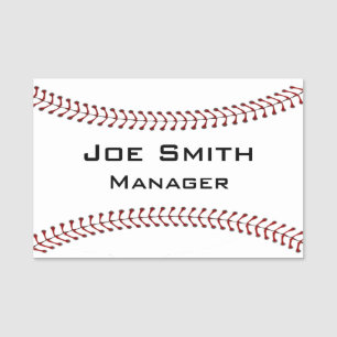 Designname-Tag für Baseball-Stitching Namensschild