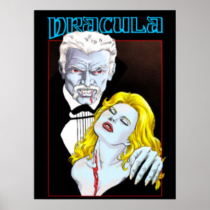 Designplakat für Dracula V1 Poster