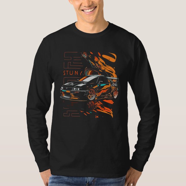 Designs and tuning sayings for Japanese car fans T-Shirt (Vorderseite)