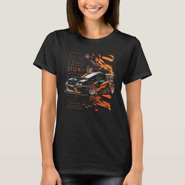 Designs and tuning sayings for Japanese car fans T-Shirt (Vorderseite)
