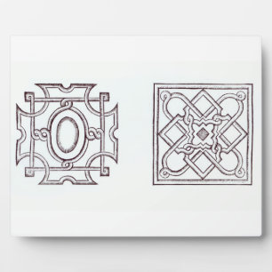 Designs for a knot garden, from 'The Country House Fotoplatte