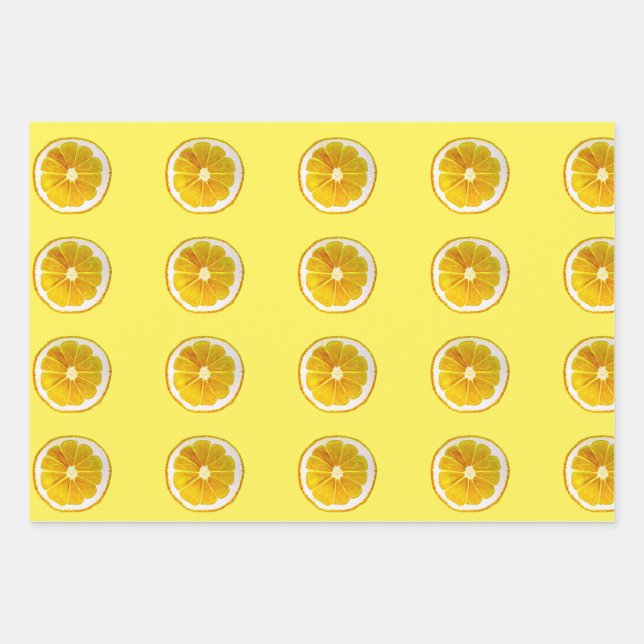 Designs für Aquakulturfrüchte Geschenkpapier Set (Vorderseite)