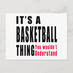 Designs für Basketball Postkarte