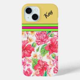 Designs für benutzerdefinierte tropische Blume Case-Mate iPhone Hülle
