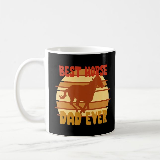 Designs für das beste Pferd Vater je Pferdekostüm  Kaffeetasse (Links)