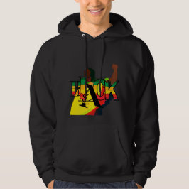 Designs für den schwarzen Monat Hoodie