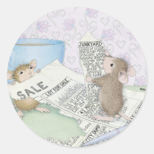 Designs für die Maus - Runder Aufkleber