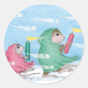 Designs für die Maus Runder Aufkleber