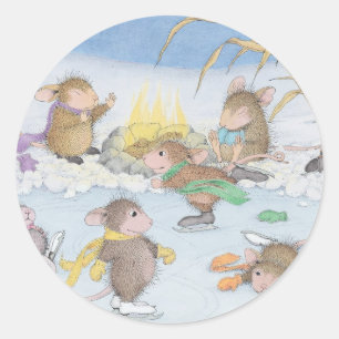 Designs für die Maus Runder Aufkleber