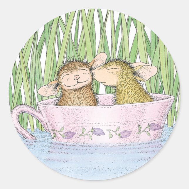 Designs für die Maus - Runder Aufkleber (Vorderseite)