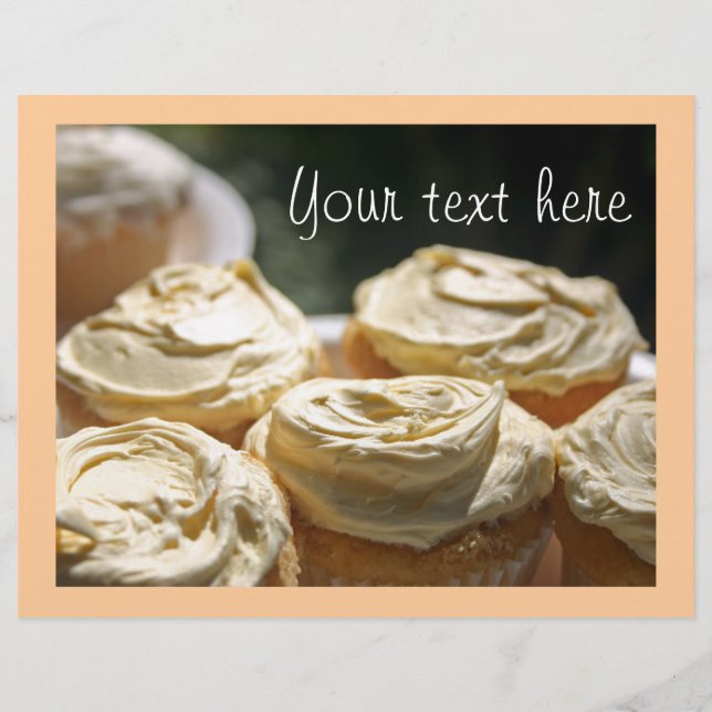 Designs für goldene Cupcakes (Vorderseite)