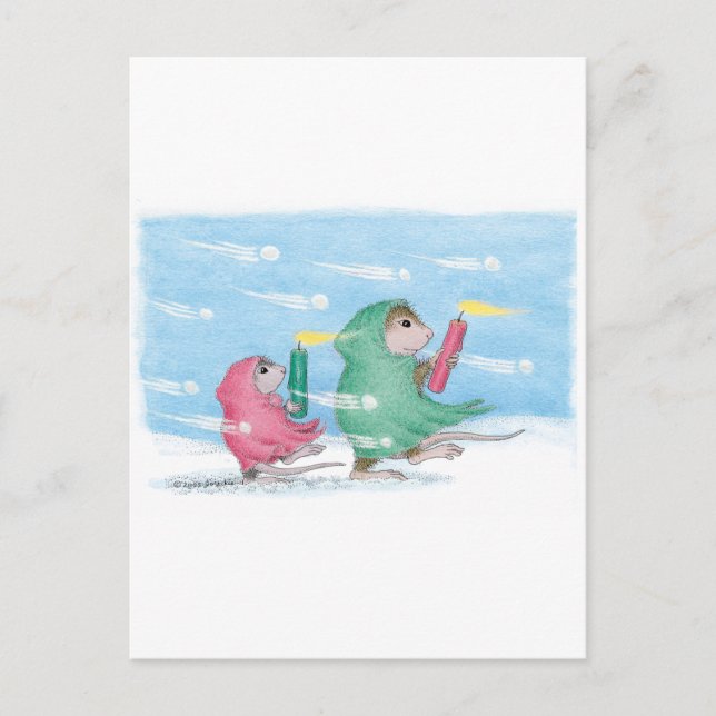 Designs für Hausmäuse® Postkarte (Vorderseite)