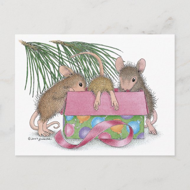 Designs für Hausmäuse® Postkarte (Vorderseite)