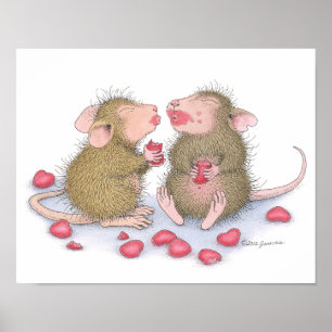 Designs für House-Mouse® - Lippen Sie Poster