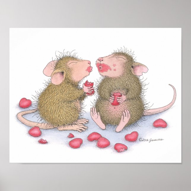 Designs für House-Mouse® - Lippen Sie Poster (Vorne)